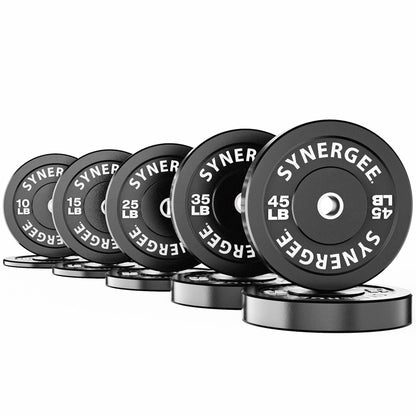 Synergee Bumper Plates 260lb Set Synergee Bumper Plates