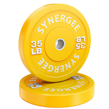 Synergee Bumper Plates 35lb Pair - Color Synergee Bumper Plates