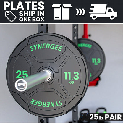 Synergee Bumper Plates Synergee EZ Grip Bumper Plates