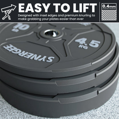 Synergee Bumper Plates Synergee EZ Grip Bumper Plates