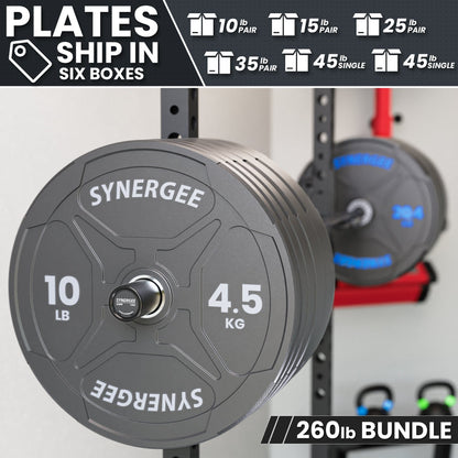 Synergee Bumper Plates Synergee EZ Grip Bumper Plates
