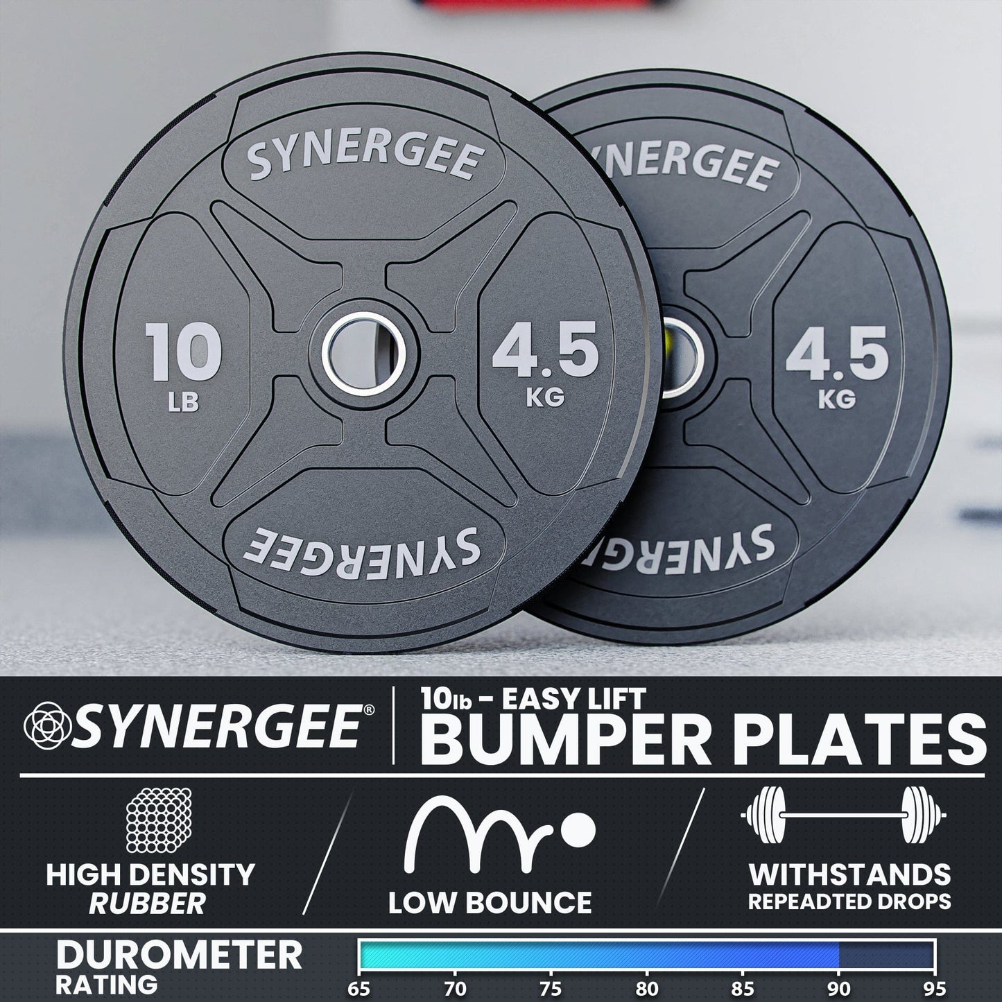 Synergee Bumper Plates Synergee EZ Grip Bumper Plates