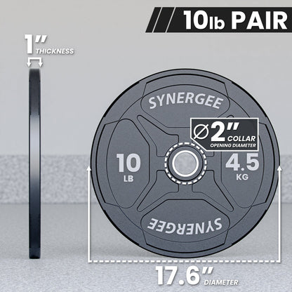 Synergee Bumper Plates Synergee EZ Grip Bumper Plates