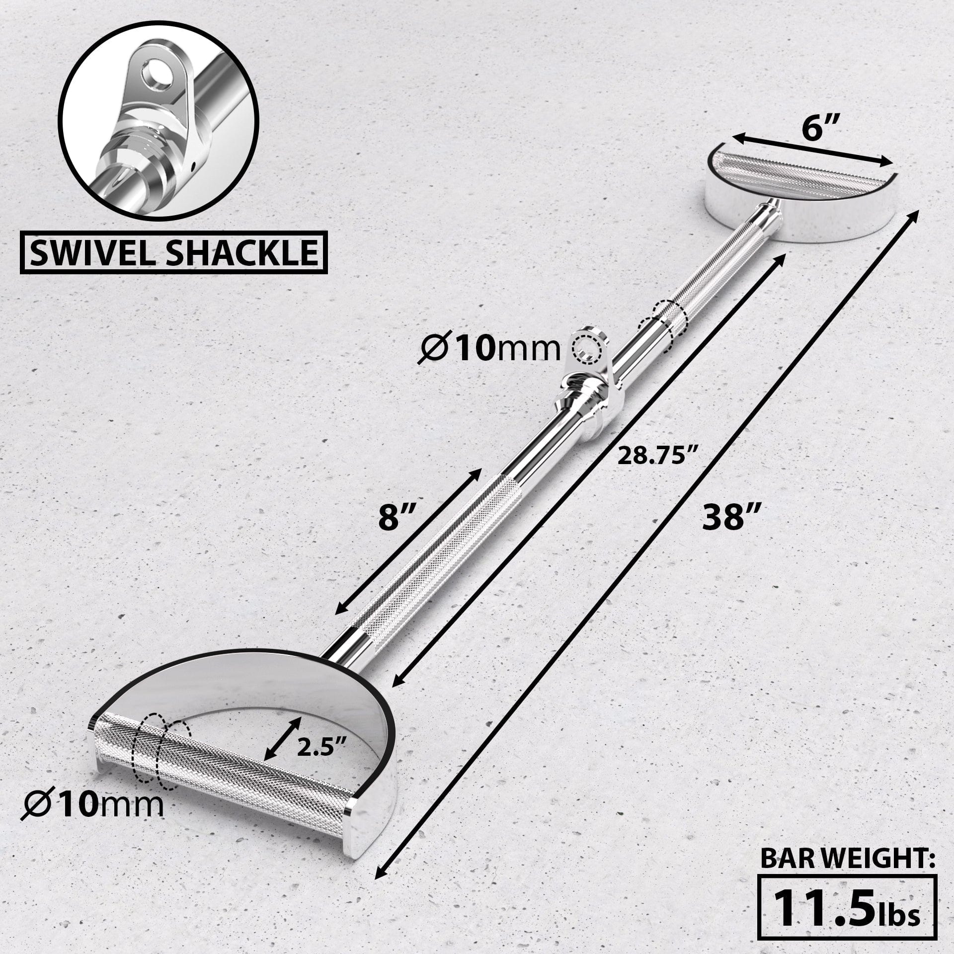 Synergee Cable Attachment Synergee Pro-Style Lat Bar Cable