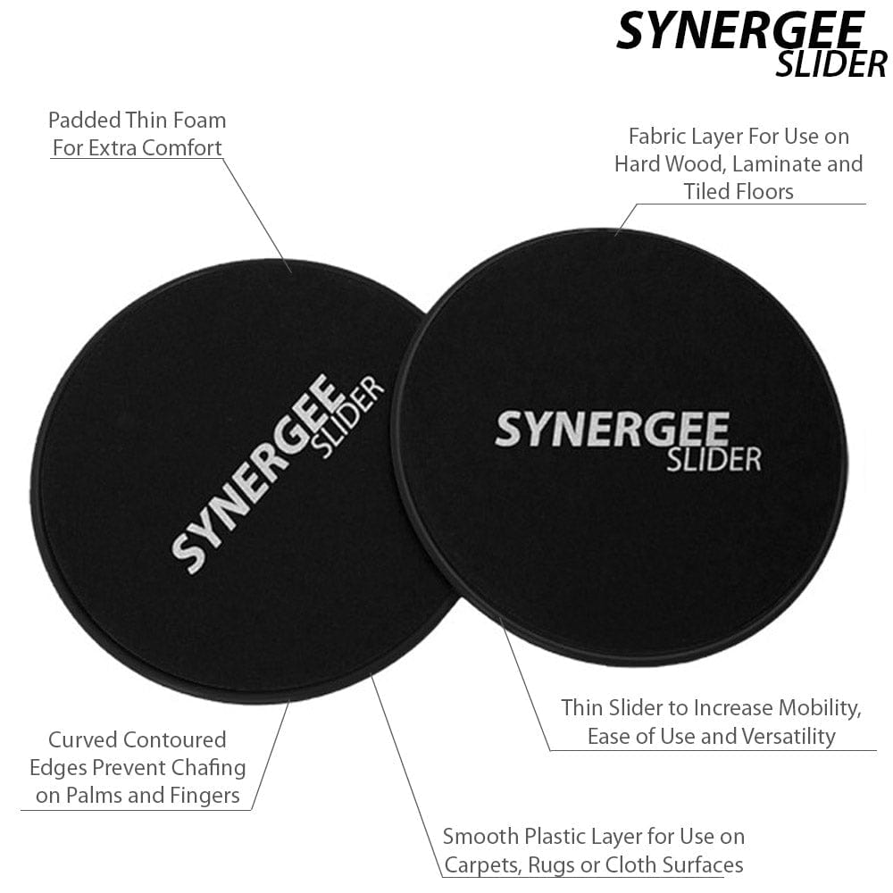 Synergee Core Sliders - Grit Grind Strength