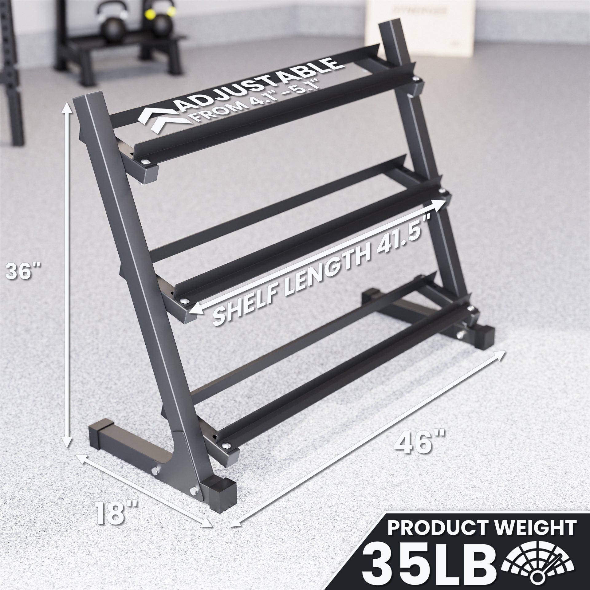 Synergee Dumbbell Rack - Grit Grind Strength