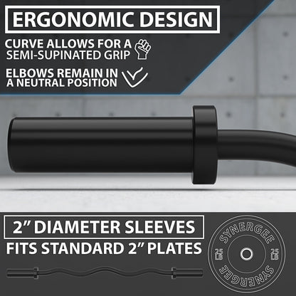 Synergee EZ Curl Bars - Grit Grind Strength