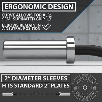 Synergee EZ Curl Bars - Grit Grind Strength
