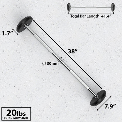 Synergee Fixed Barbell - Grit Grind Strength