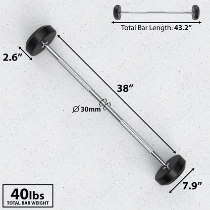 Synergee Fixed Barbell - Grit Grind Strength