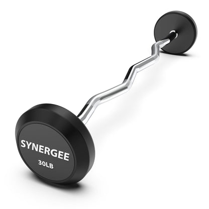 Synergee Fixed Easy Curl Barbell - Grit Grind Strength