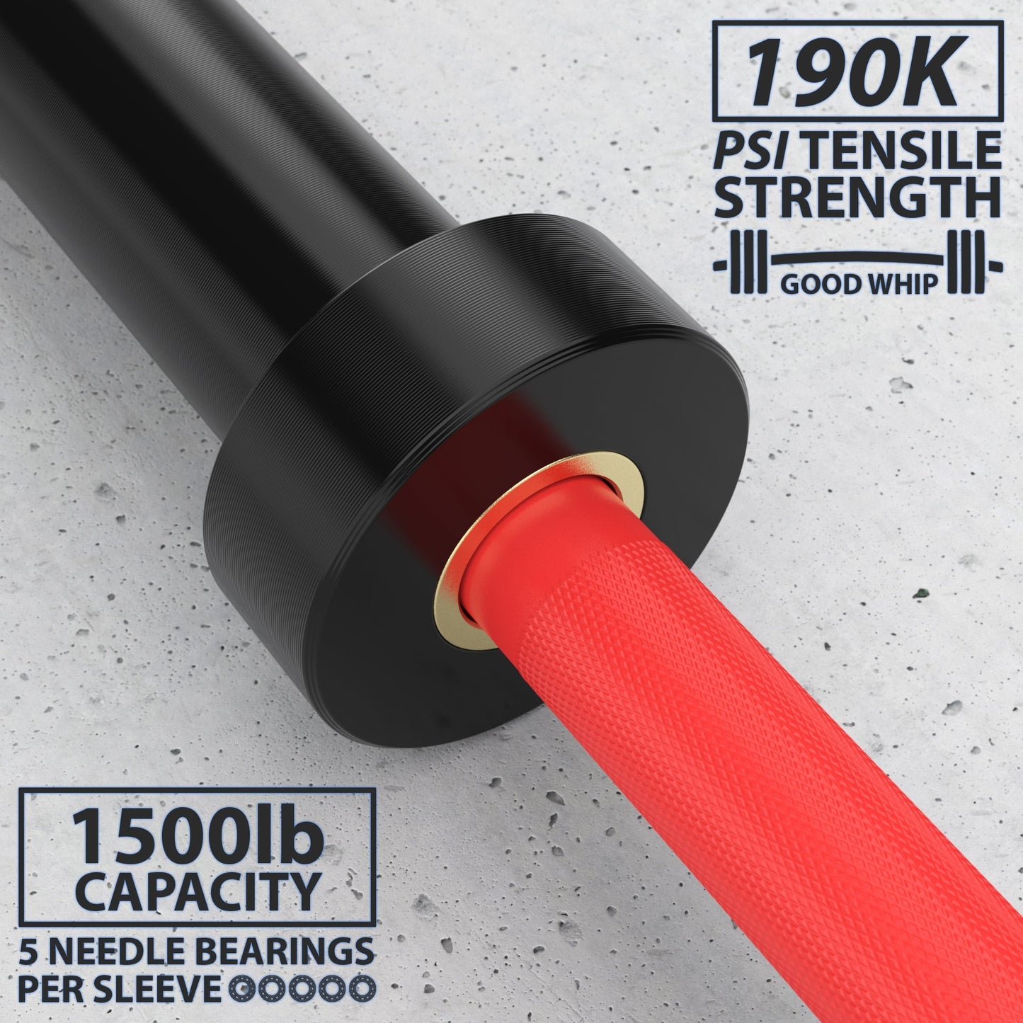Synergee Games Barbell - Grit Grind Strength