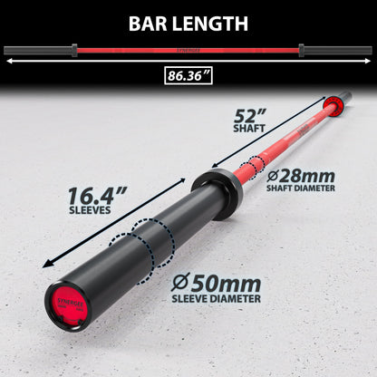 Synergee Games Barbell - Grit Grind Strength