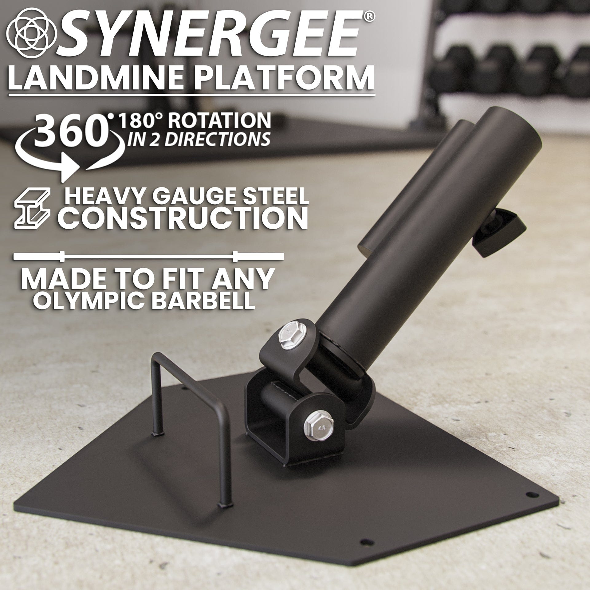 Synergee Landmine Platform - Grit Grind Strength