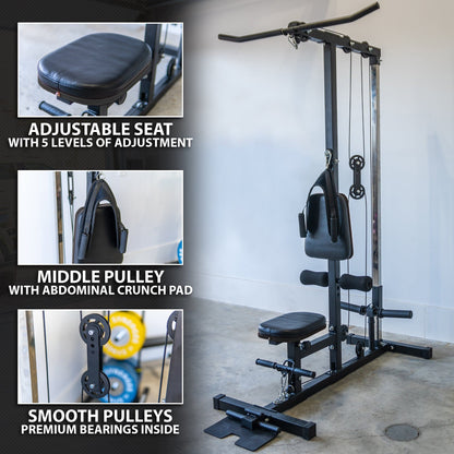 Synergee Lat Pulldown Machine - Grit Grind Strength