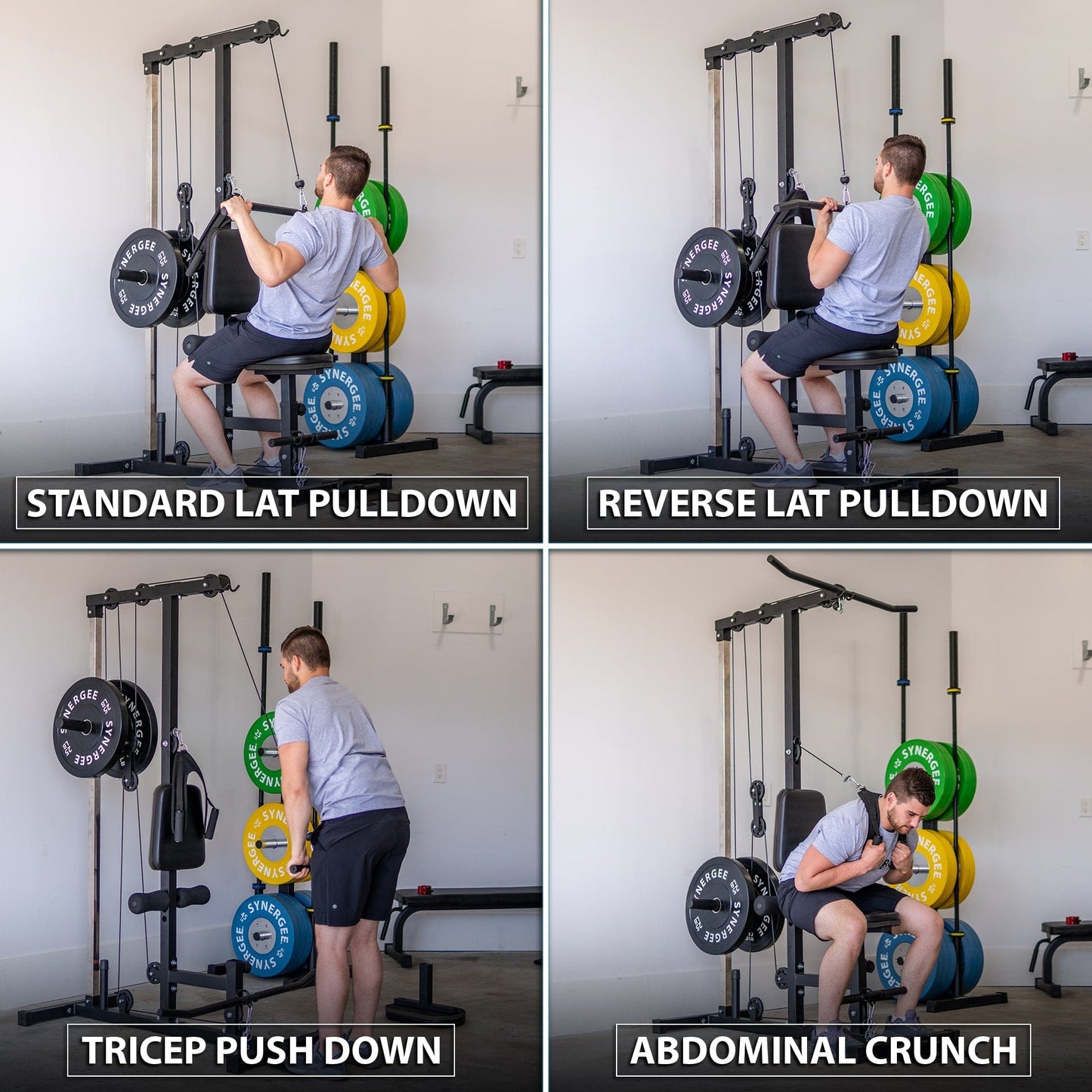 Synergee Lat Pulldown Machine - Grit Grind Strength