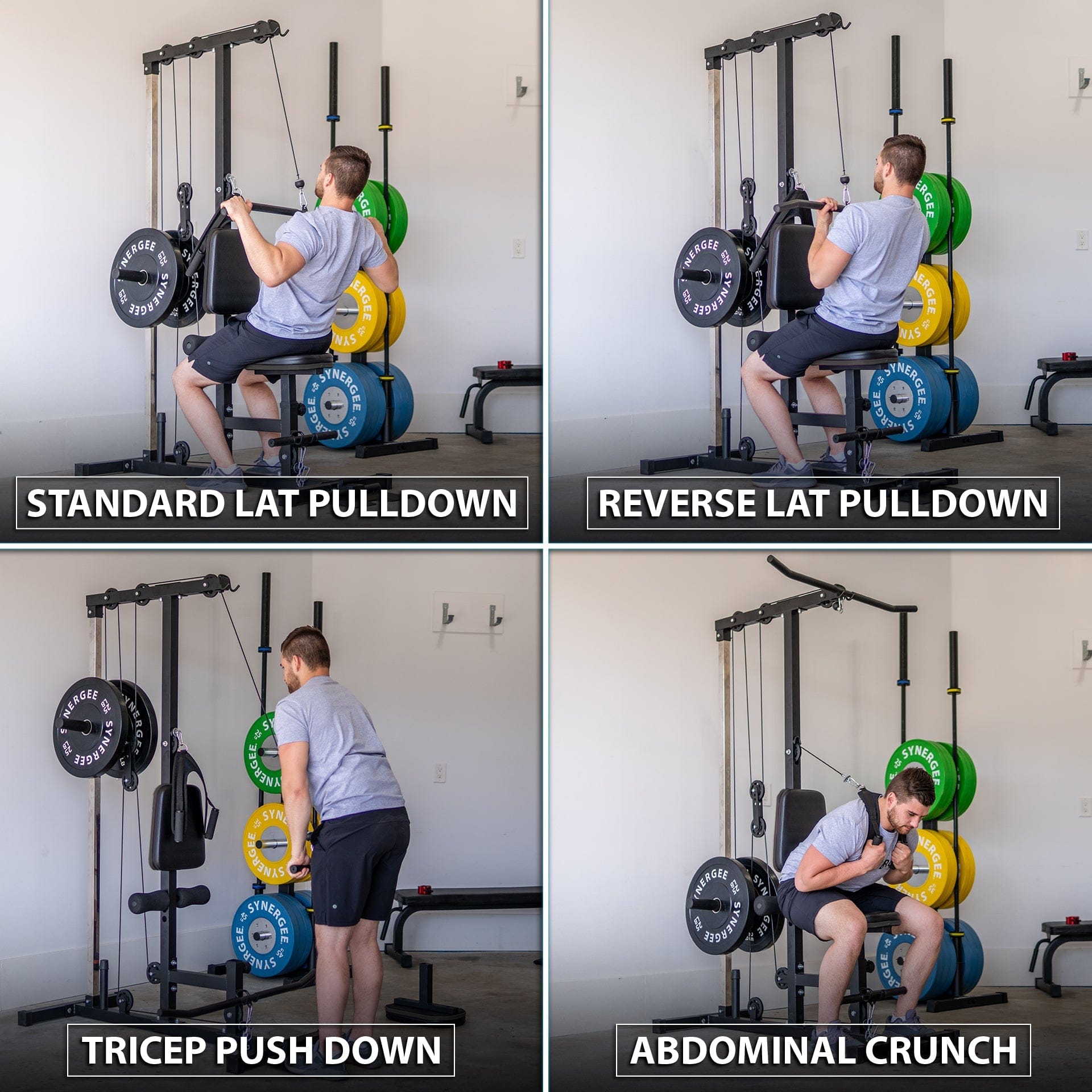 Synergee Lat Pulldown Machine - Grit Grind Strength