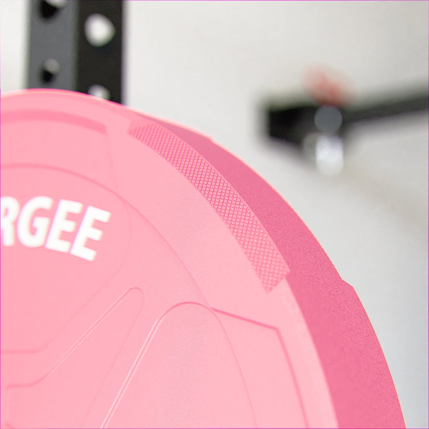 Synergee Pink EZ Grip Bumper Plates - Grit Grind Strength