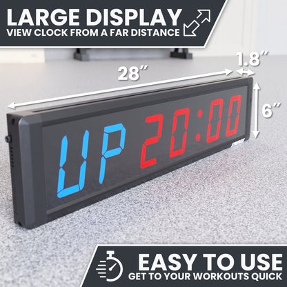 Synergee Programmable Interval Gym Timer - Grit Grind Strength