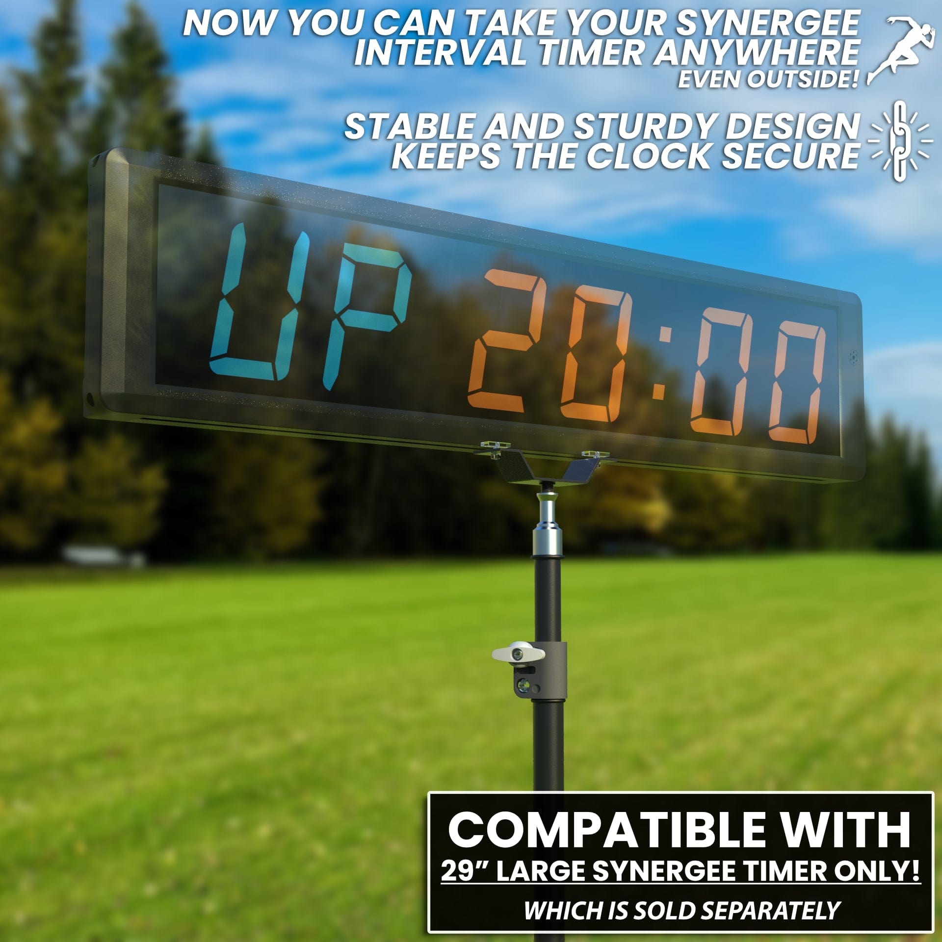 Synergee Programmable Interval Gym Timer - Grit Grind Strength