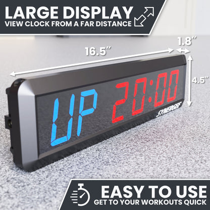 Synergee Programmable Interval Gym Timer - Grit Grind Strength