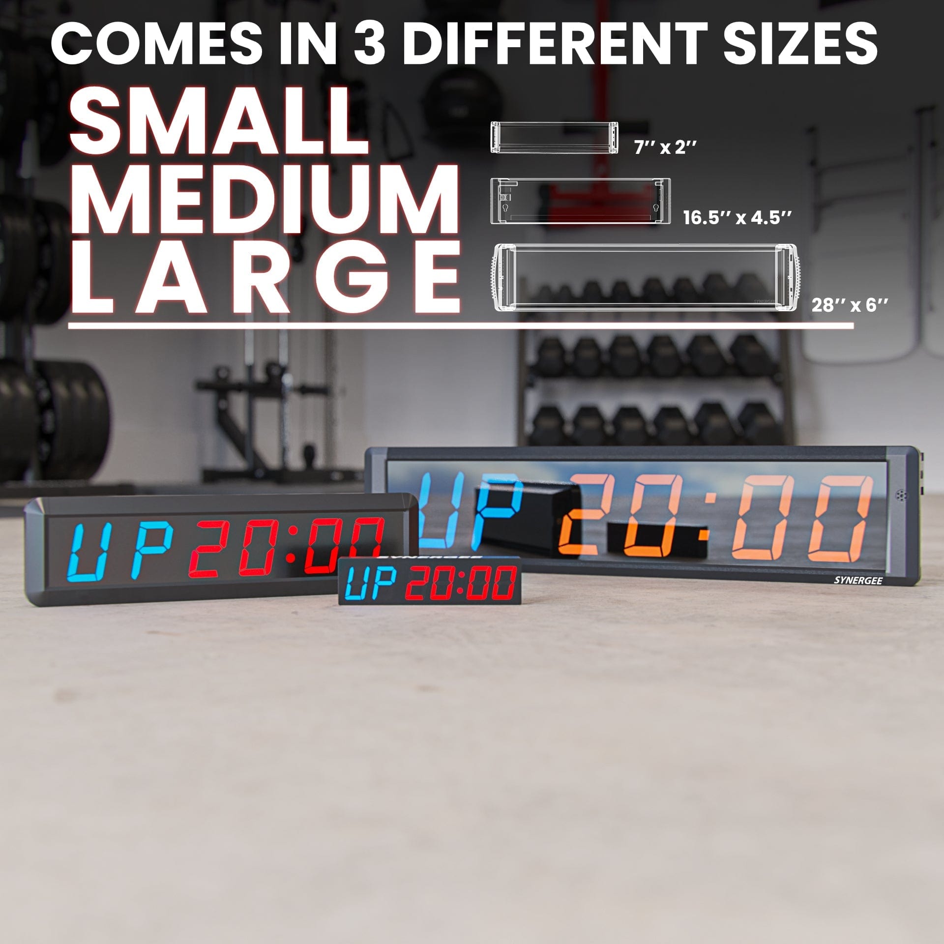 Synergee Programmable Interval Gym Timer - Grit Grind Strength