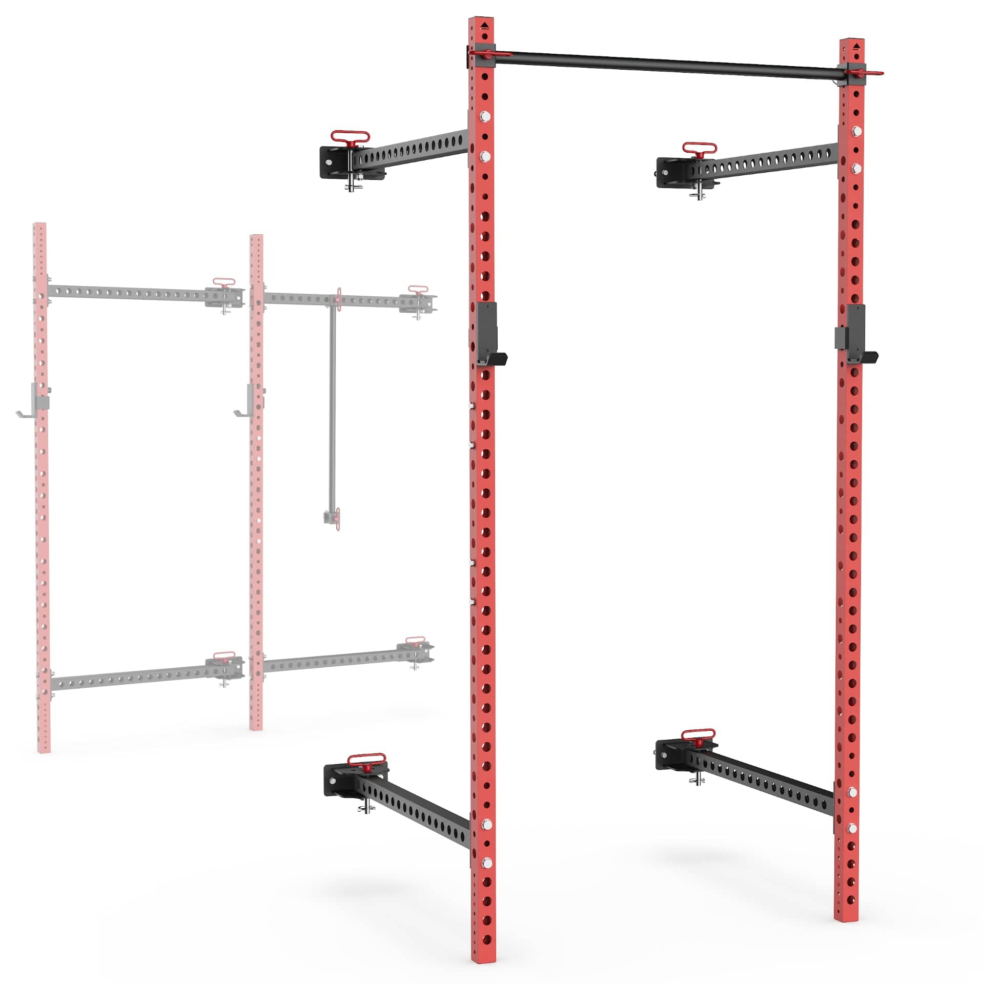 Synergee Rack Red / 95" / 41" Synergee 2200 Series Folding Squat Rack