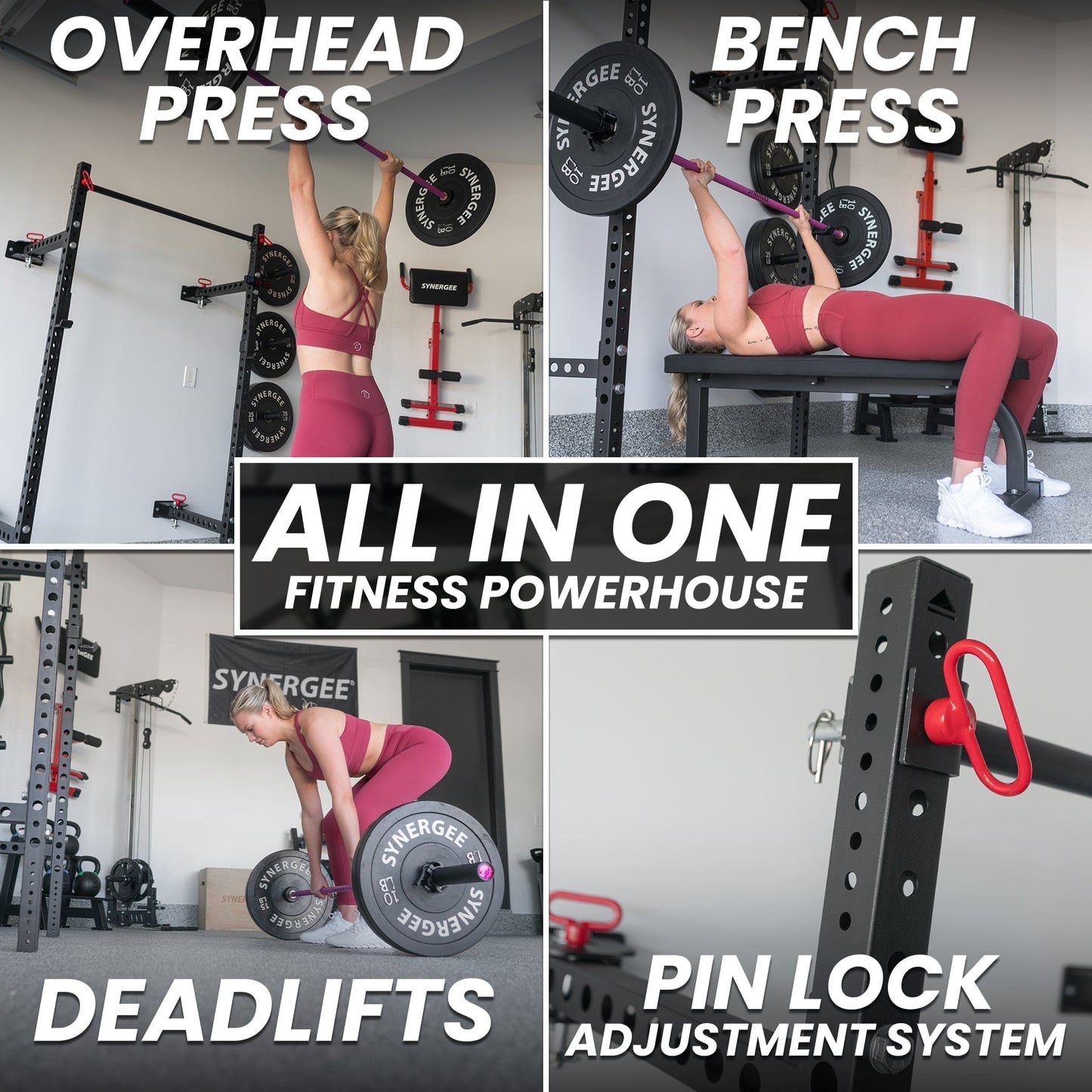 Synergee Rack Synergee 2200 Series Folding Squat Rack