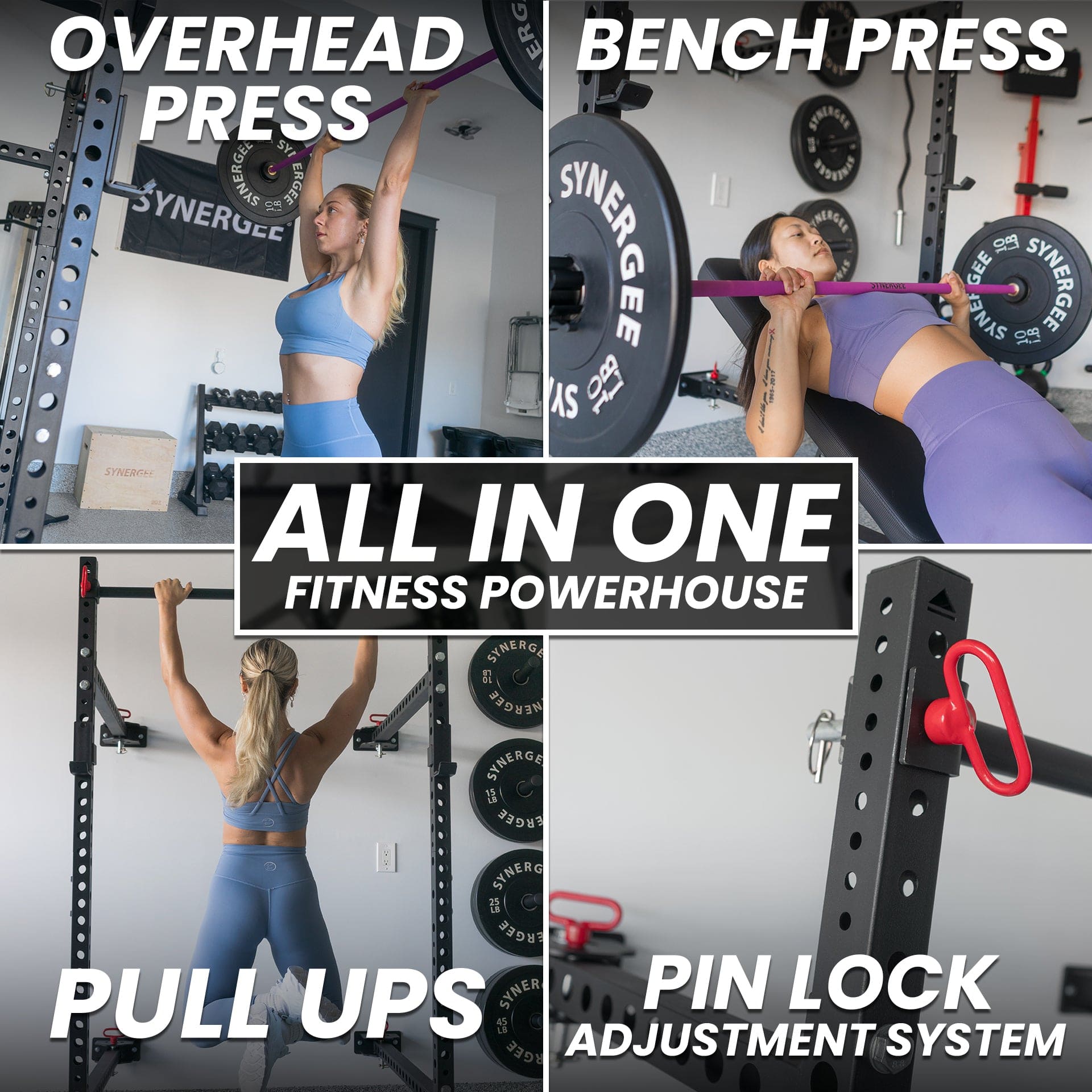 Synergee Rack Synergee 2200 Series Folding Squat Rack