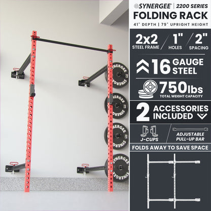 Synergee Rack Synergee 2200 Series Folding Squat Rack