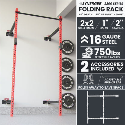 Synergee Rack Synergee 2200 Series Folding Squat Rack