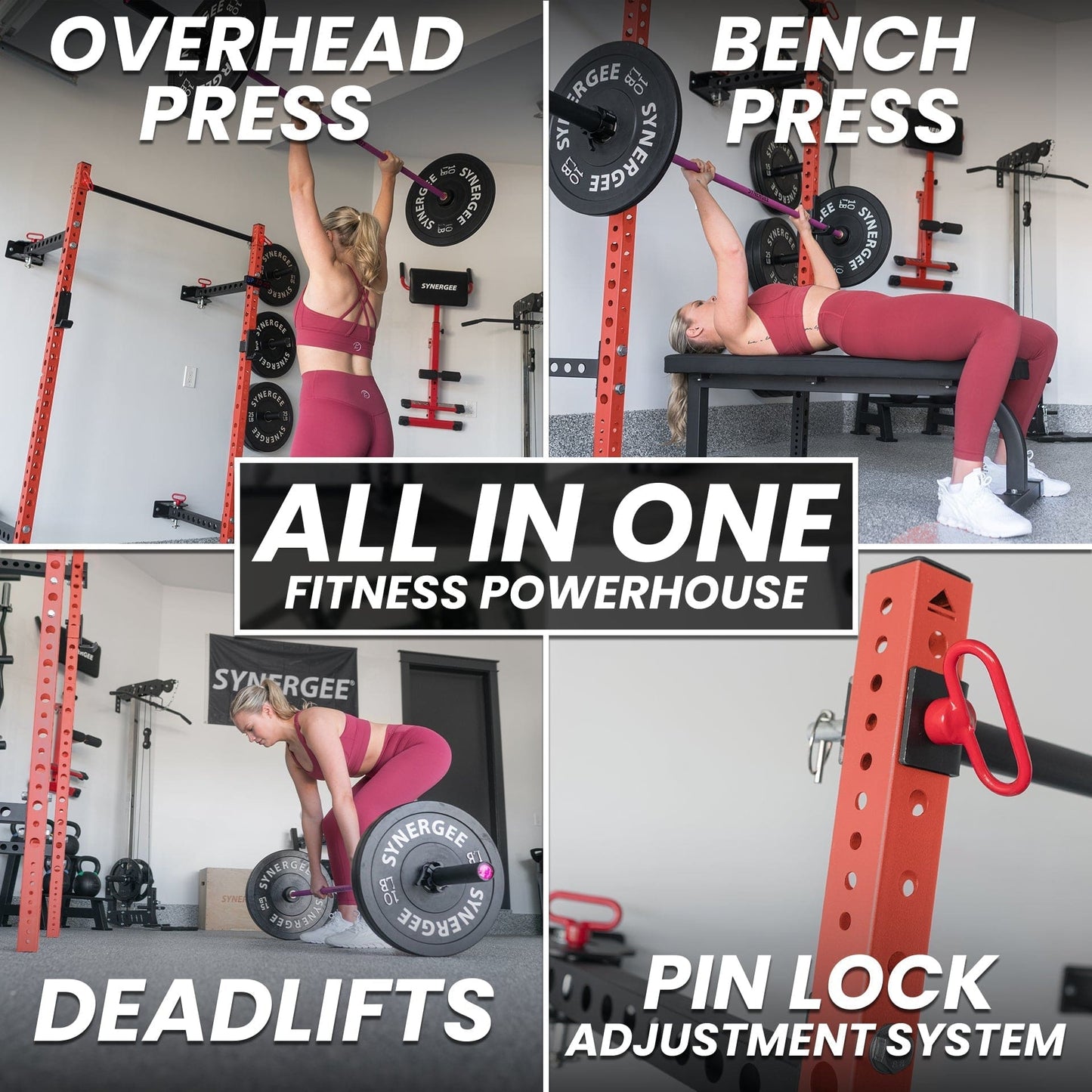 Synergee Rack Synergee 2200 Series Folding Squat Rack