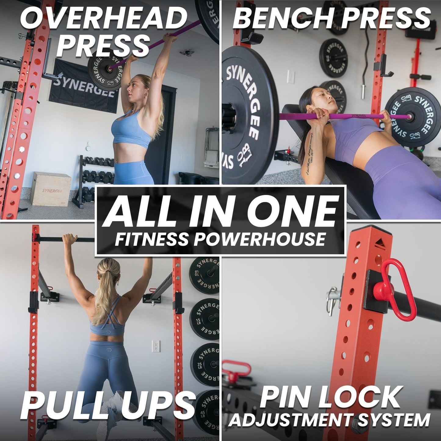 Synergee Rack Synergee 2200 Series Folding Squat Rack