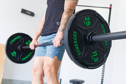 Synergee Rhino Powerlifting Barbell - Grit Grind Strength
