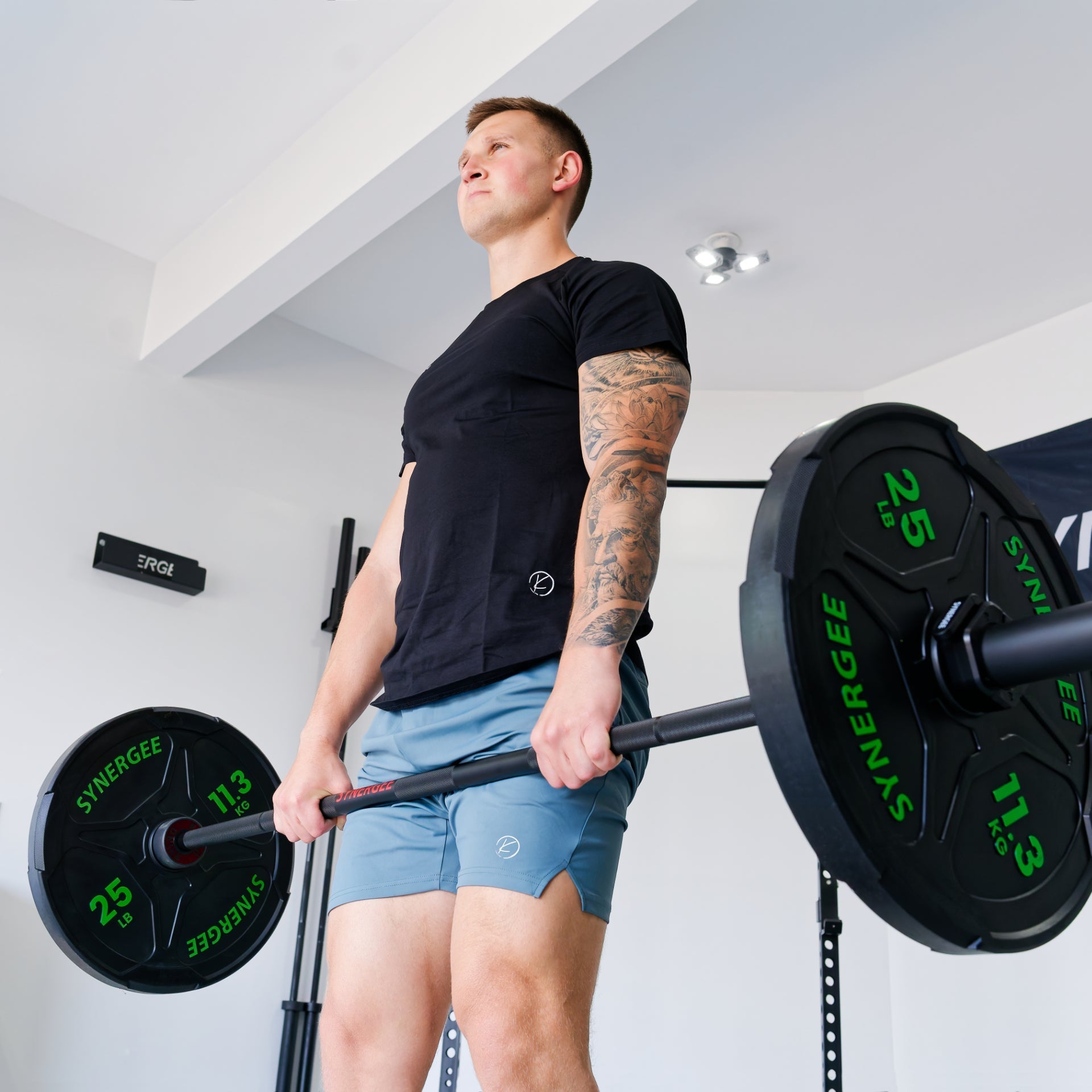 Synergee Rhino Powerlifting Barbell - Grit Grind Strength