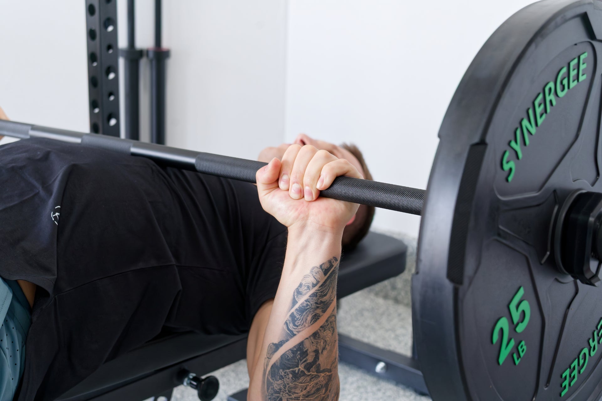 Synergee Rhino Powerlifting Barbell - Grit Grind Strength