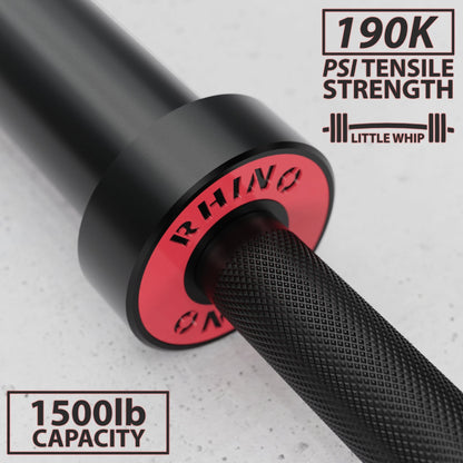 Synergee Rhino Powerlifting Barbell - Grit Grind Strength