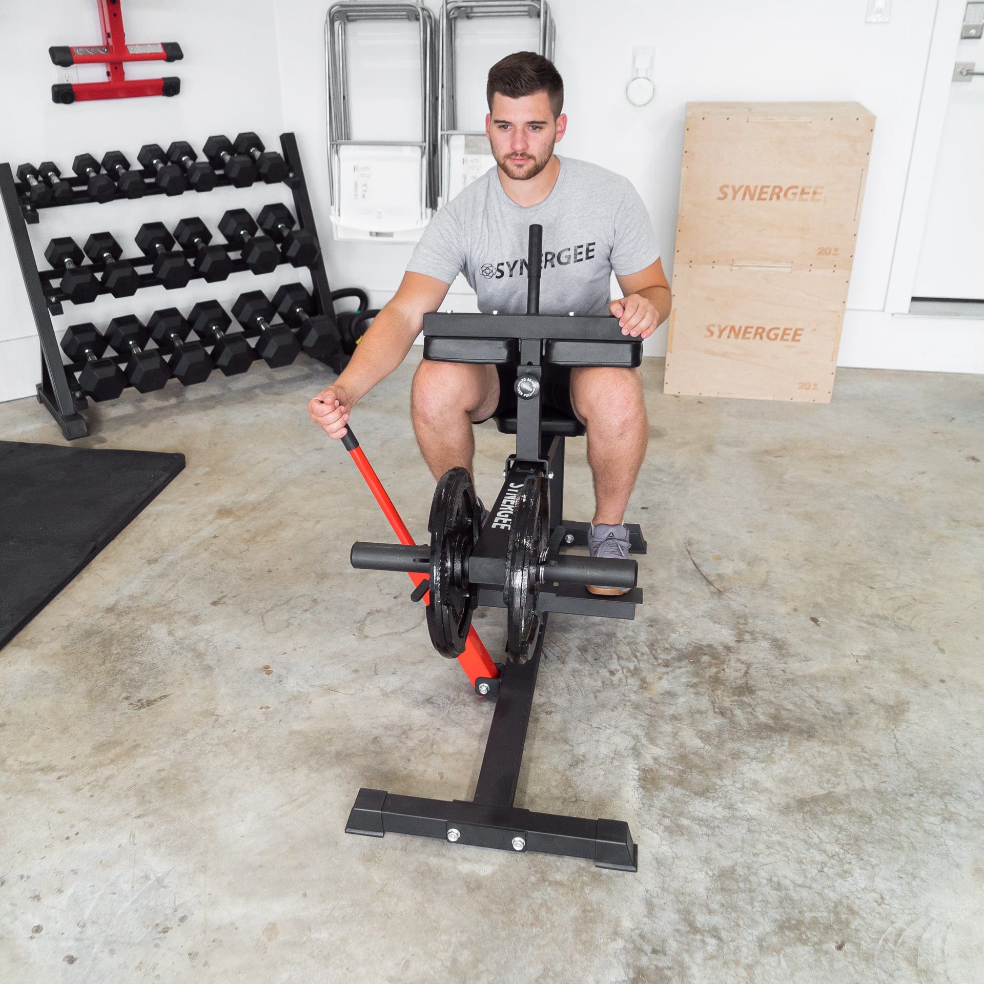 Synergee Seated Calf Raise Machine - Grit Grind Strength