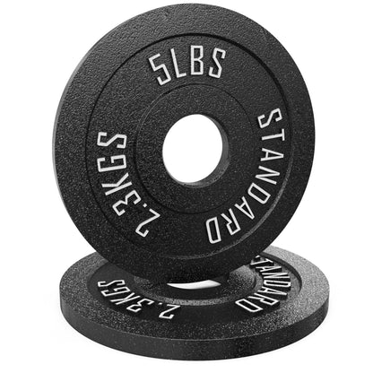 Synergee Standard Metal Weight Plates - Grit Grind Strength