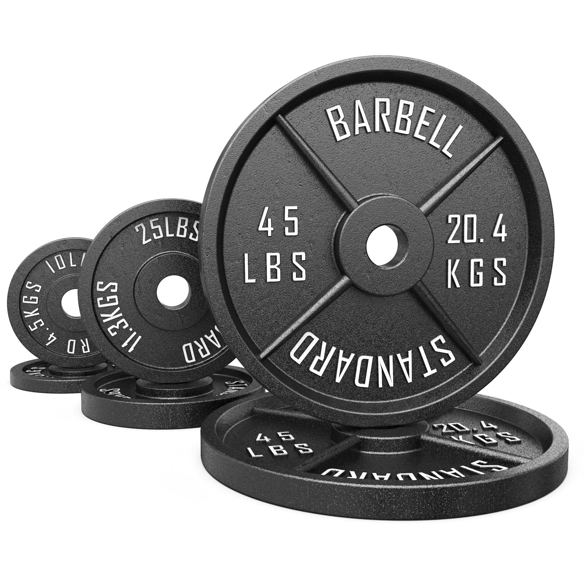 Synergee Standard Metal Weight Plates - Grit Grind Strength