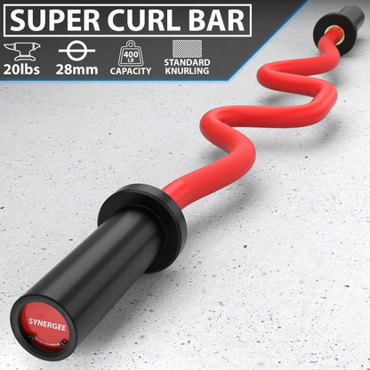 Synergee Super Curl Bars - Grit Grind Strength