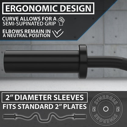 Synergee Super Curl Bars - Grit Grind Strength