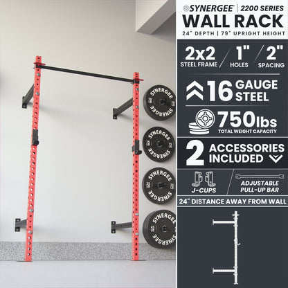 Synergee Synergee 2200 Series Wall Mounted Squat Rack