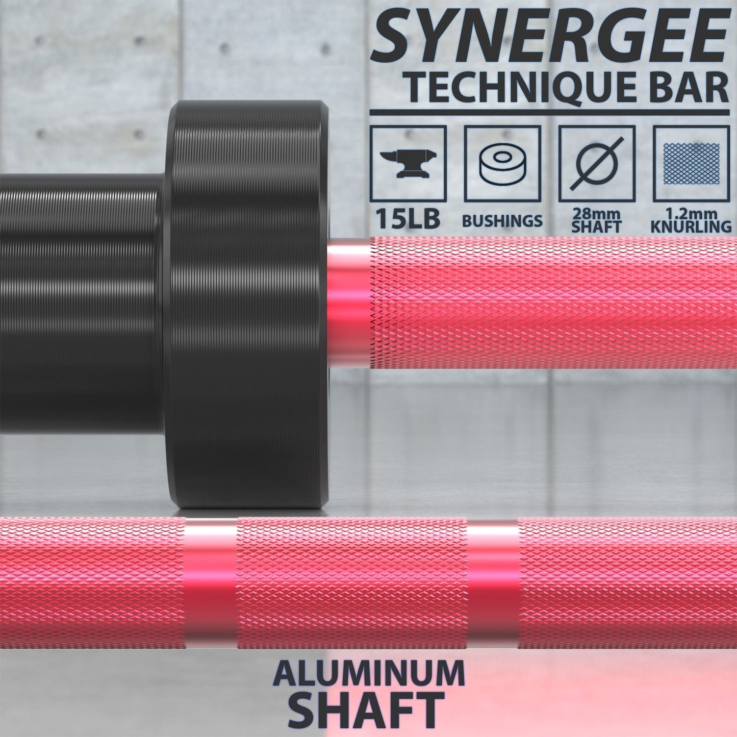 Synergee Technique Barbell - Grit Grind Strength