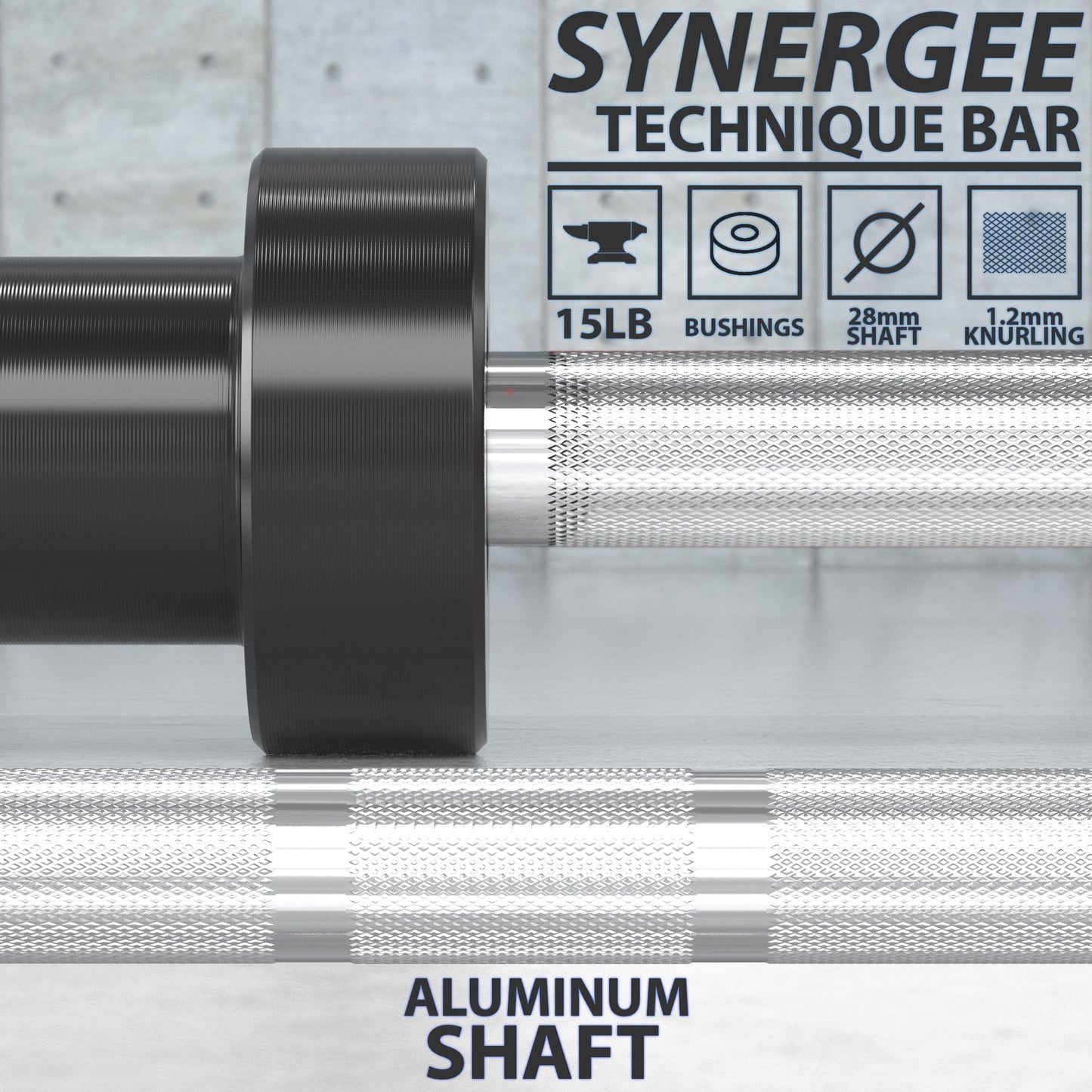 Synergee Technique Barbell - Grit Grind Strength