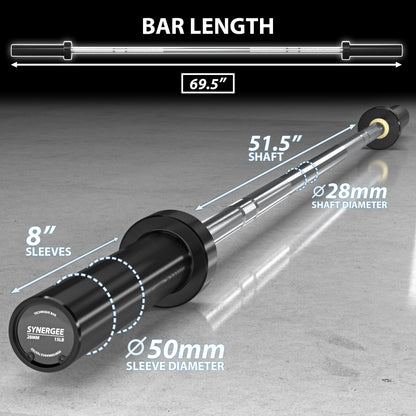 Synergee Technique Barbell - Grit Grind Strength