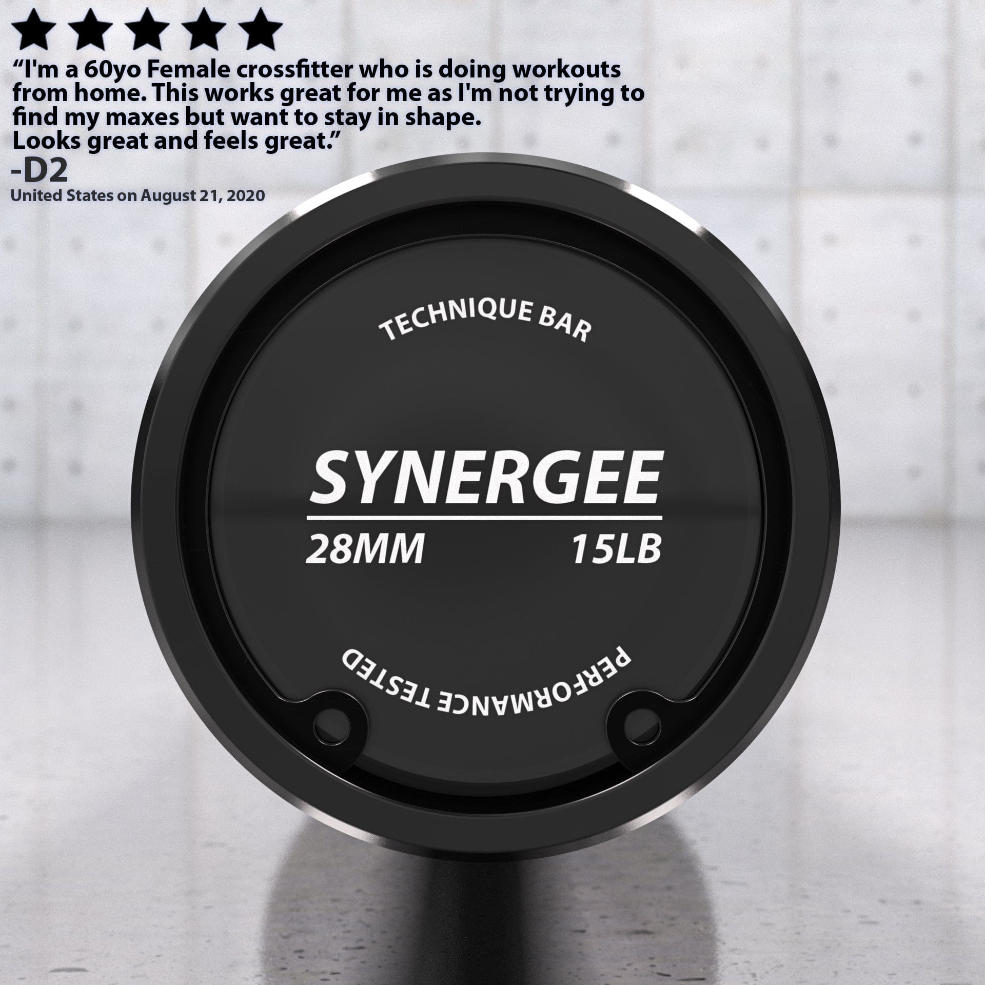 Synergee Technique Barbell - Grit Grind Strength
