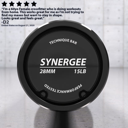 Synergee Technique Barbell - Grit Grind Strength