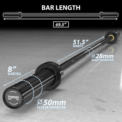 Synergee Technique Barbell - Grit Grind Strength