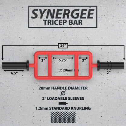 Synergee Tricep Bar - Grit Grind Strength
